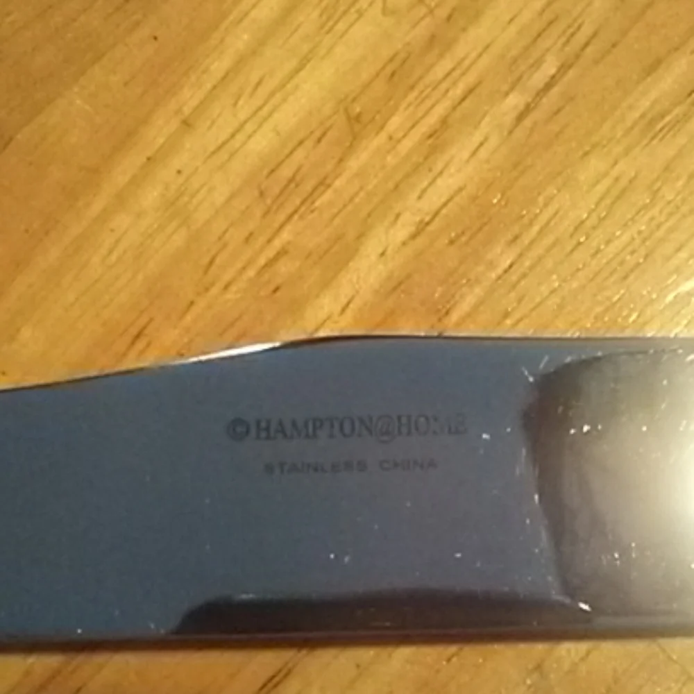 Hampton Home Stainless Steel Carving Fork & Knife Set Vintage NWOT